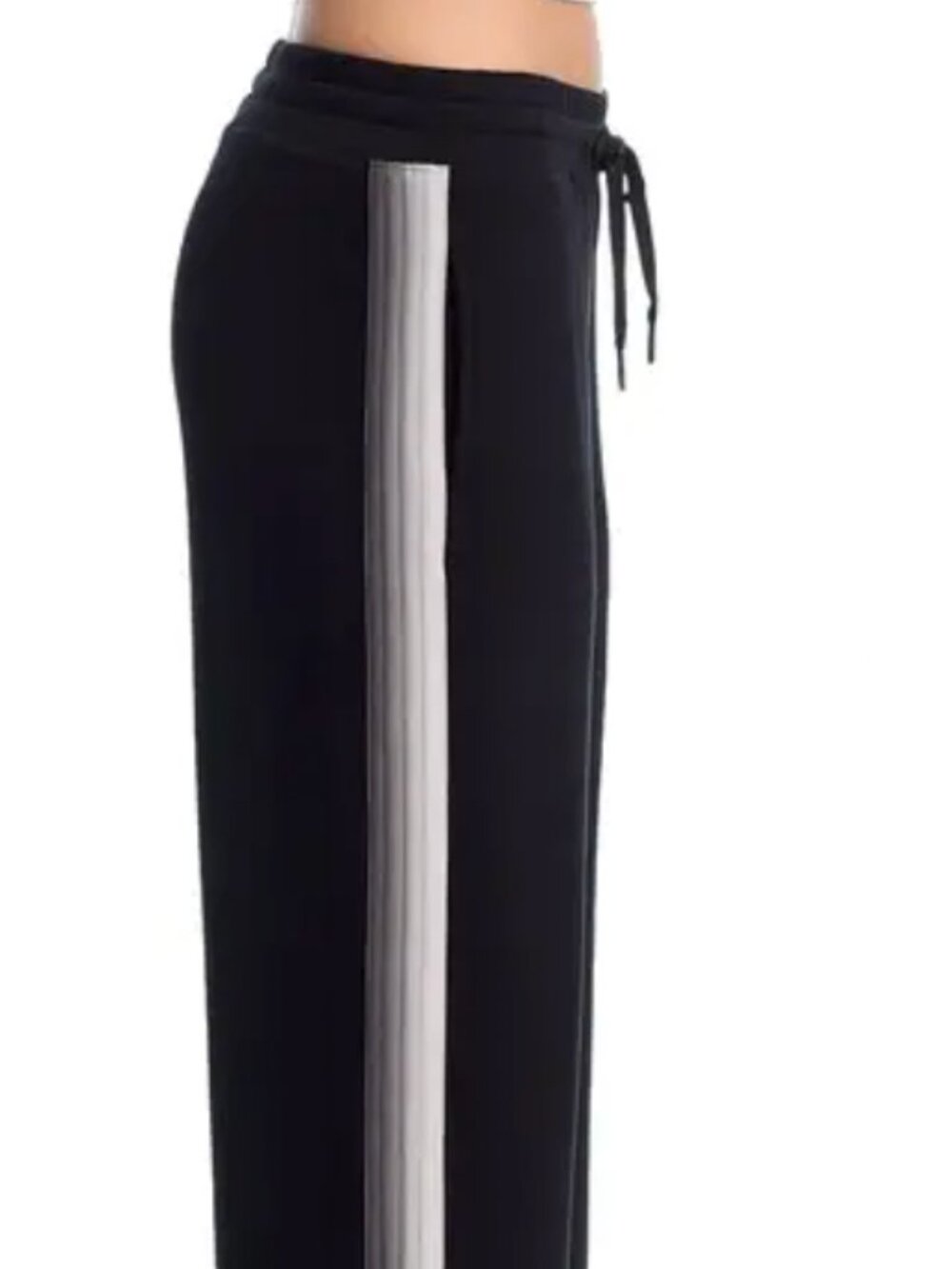 Girls Vintage Havana Wide Leg Pants with Stripe